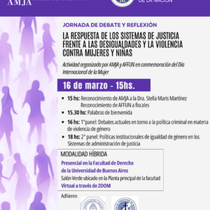 LA RESPUESTA DE LOS SISTEMAS DE JUSTICIA FRENTE A LAS DESIGUALDADES Y LA VIOLENCIA CONTRA MUJERES Y NIÑAS