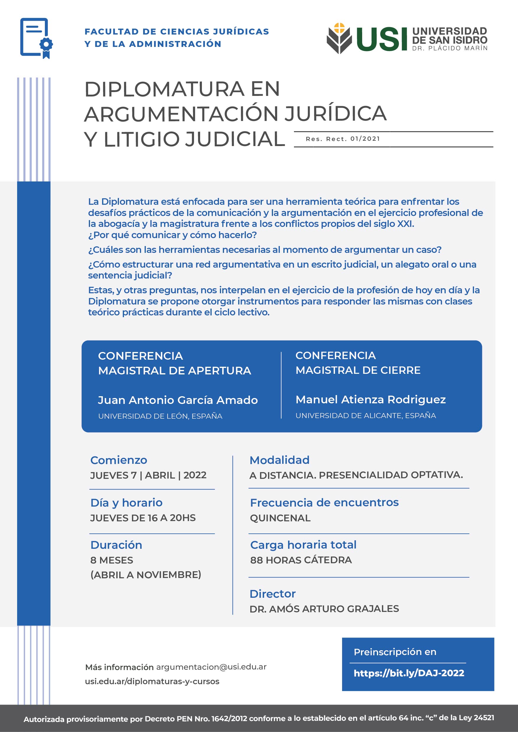 Flyer Diplomatura Diplomatura en Argumentación Juridica y Litigio Judicial_A3
