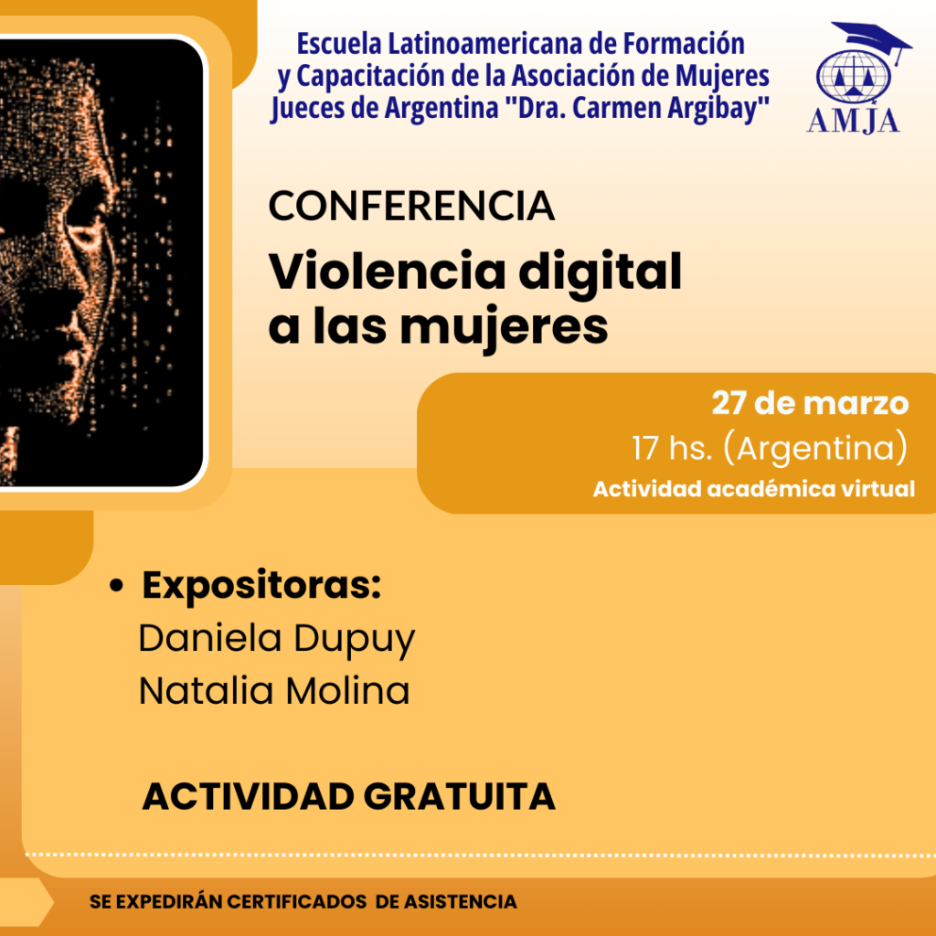 Conferencia: Violencia digital a las Mujere...