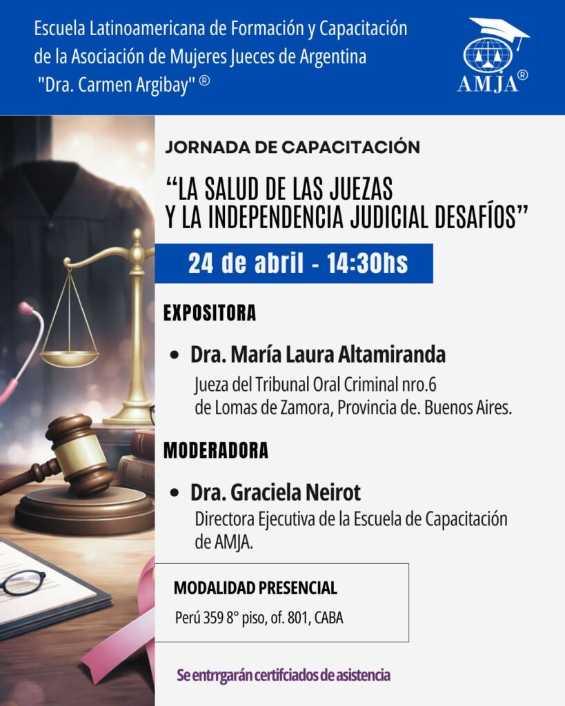 Jornada de capacitación: “La salud de la...