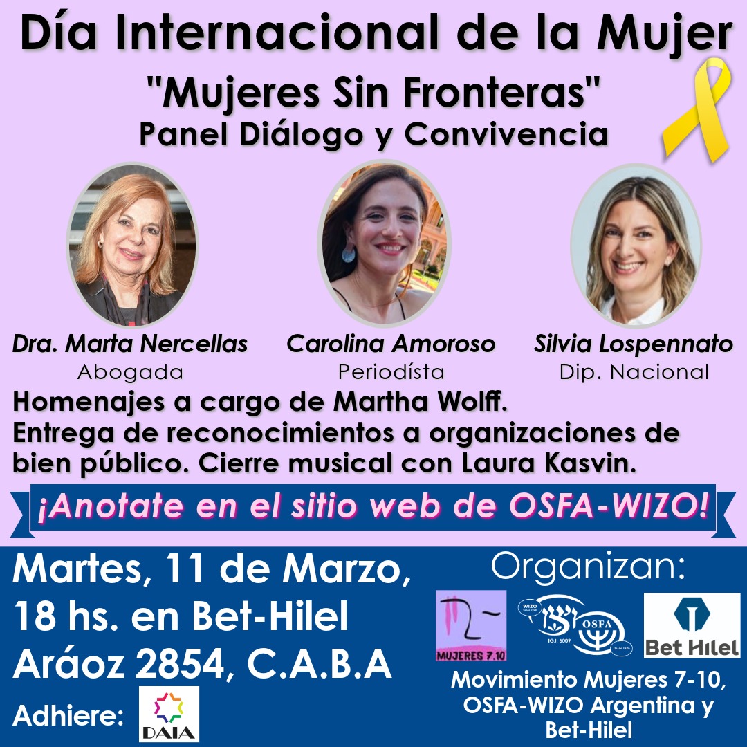 Mujeres sin Fronteras - Panel Diálogo y Convivencia