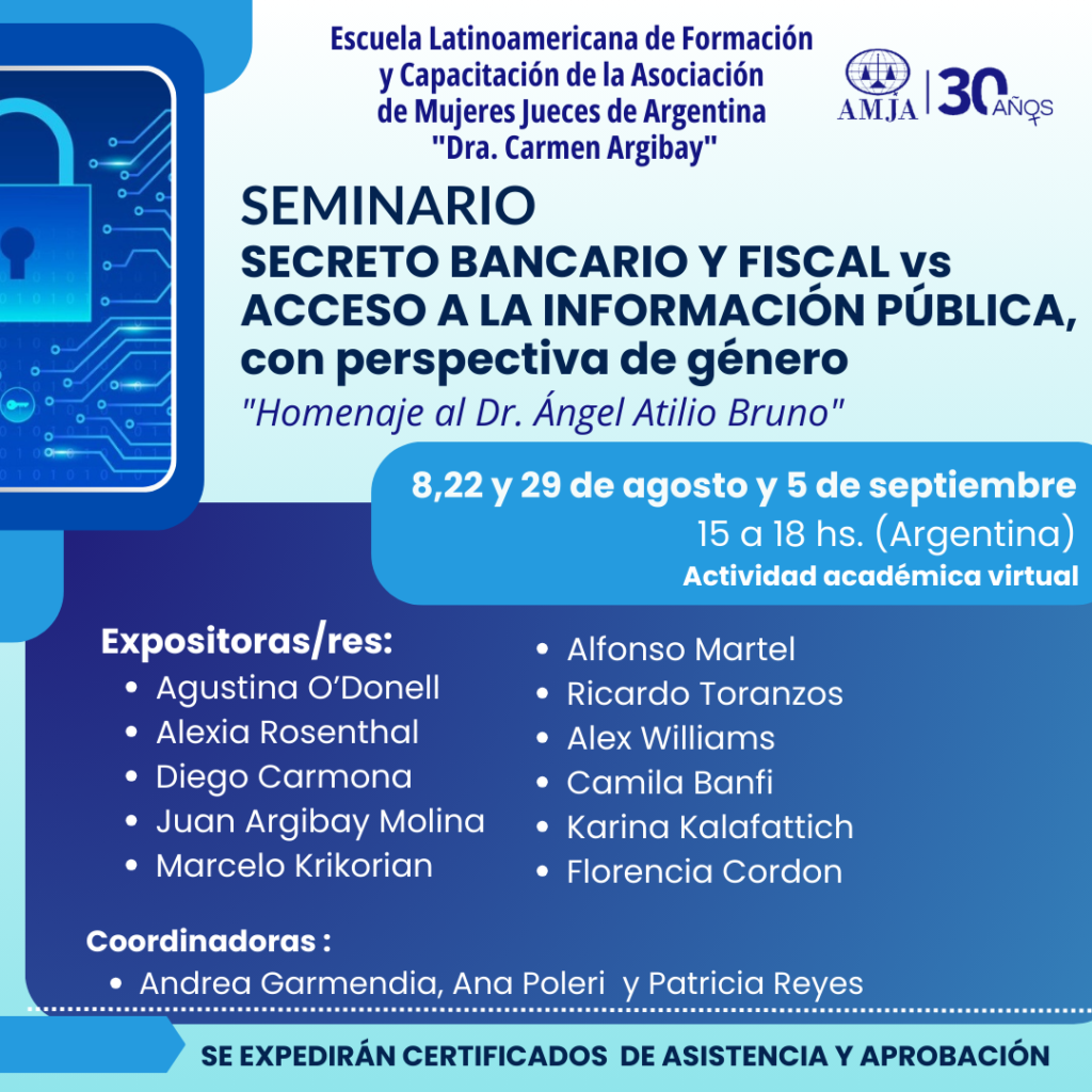 SEMINARIO: SECRETO BANCARIO Y FISCAL vs ACC...