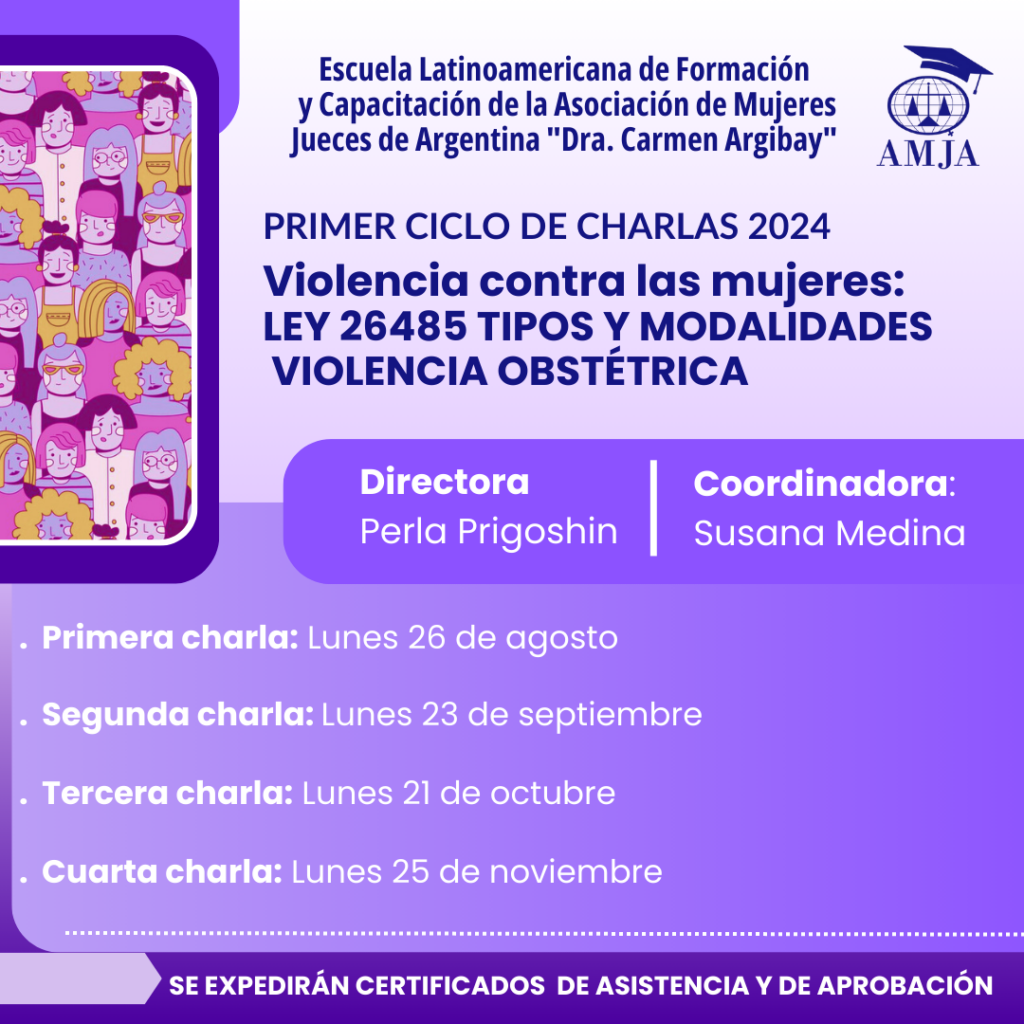 PRIMER CICLO DE CHARLAS 2024